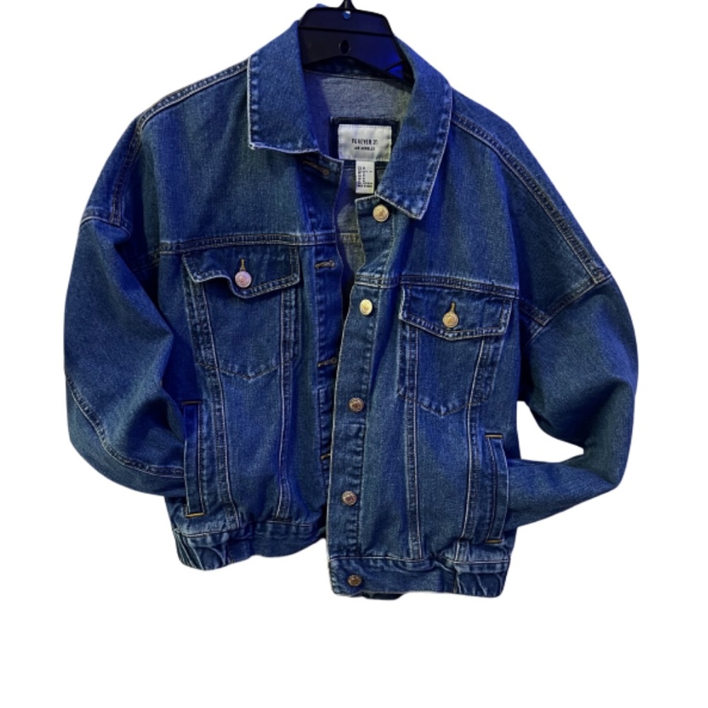 Forever 21 Dark Blue Jean Jacket